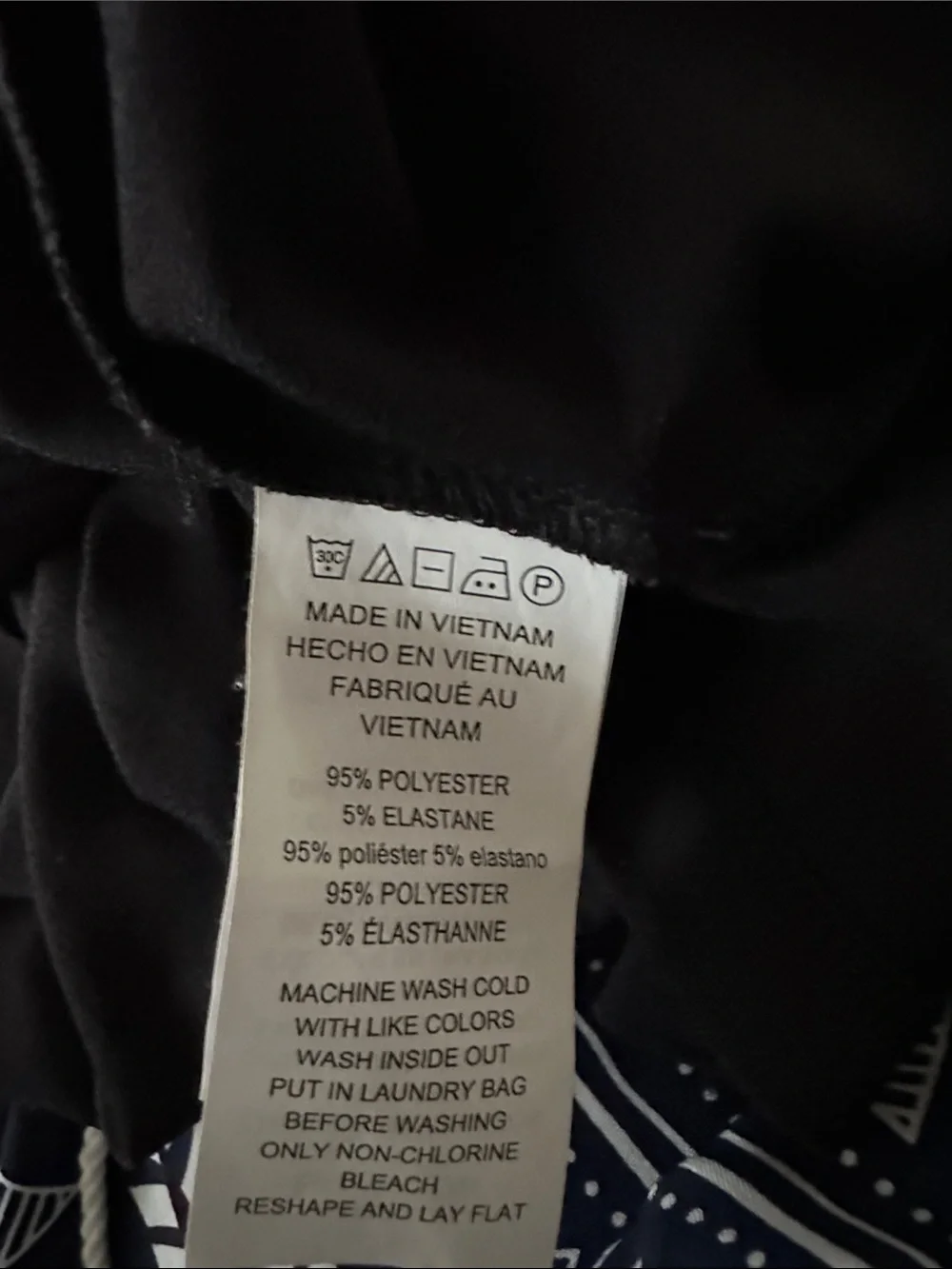 Michael Kors Classic Black Short-Sleeve Wrap Top, Size Large
